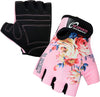 3S Sports CHILDREN KIDS BOYS GIRLS CYCLING PADDED GLOVES BMX BIKE CYCLE BICYCLE GLOVES PINK FLOWER