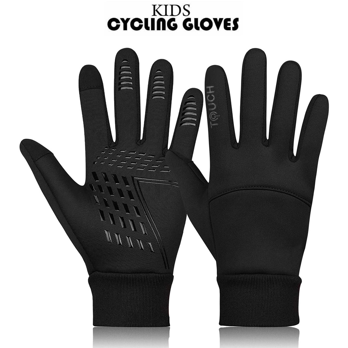 3S SPORTS Kids Children Boys Girls Cycling Winter Gloves Warm Gloves Touch Screen Anti-slip Thermal Gloves
