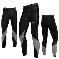 3S SPORTS Men's Thermal Top & Bottom Boys Body Armour Long Sleeve Base Layer Compression Suit Thermals Shirt & Tights Leggings Underwear Set for Workout Skiing Running Hiking Cycling Outdoor Sports