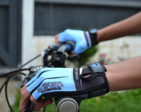 3S Sports Kids Cycling Half Finger Gloves Bicycle Mountain Bike Riding Outdoor Sports Short Fingers Glove Camping Hiking Climbing Mittens For Boys & Girls