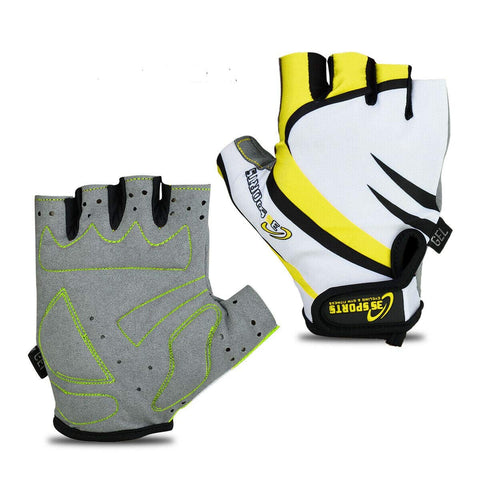 3S Sports Kids Boy's Girl's Cycling Gloves Half Finger Padded Glove Bicycle Mountain Bike Short Fingers Mitten For Camping Hiking Climbing Riding Outdoor Sports