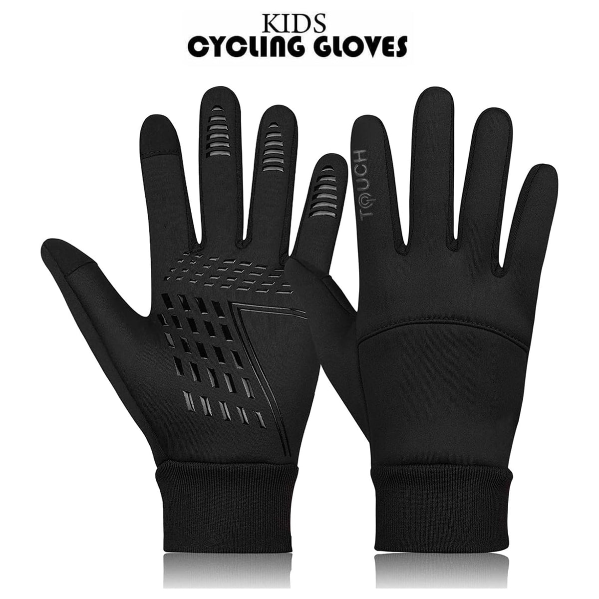 3S SPORTS Kids Children Boys Girls Cycling Winter Gloves Warm Gloves Touch Screen Anti-slip Thermal Gloves