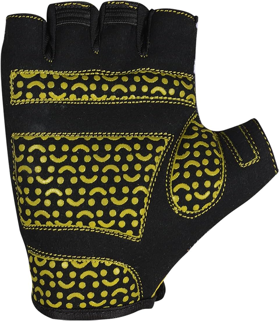 3S Sports Kids Padded Cycling Gloves Half Finger Mountain Bike Road MTB Biker Glove Cycle Bicycle BMX Riding Sports Outdoor Activities Sportswear Mitten for Boys and Girls