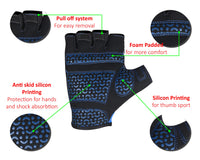 3S Sports Unisex Kids Cycling Gloves Boy's Girl's Half Finger Padded Glove For Biking Hiking Camping & Outdoor Sports