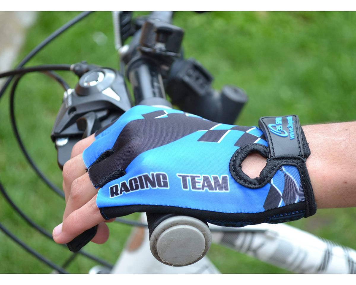 3S Sports Unisex Kids Cycling Gloves Boy's Girl's Half Finger Padded Glove For Biking Hiking Camping & Outdoor Sports