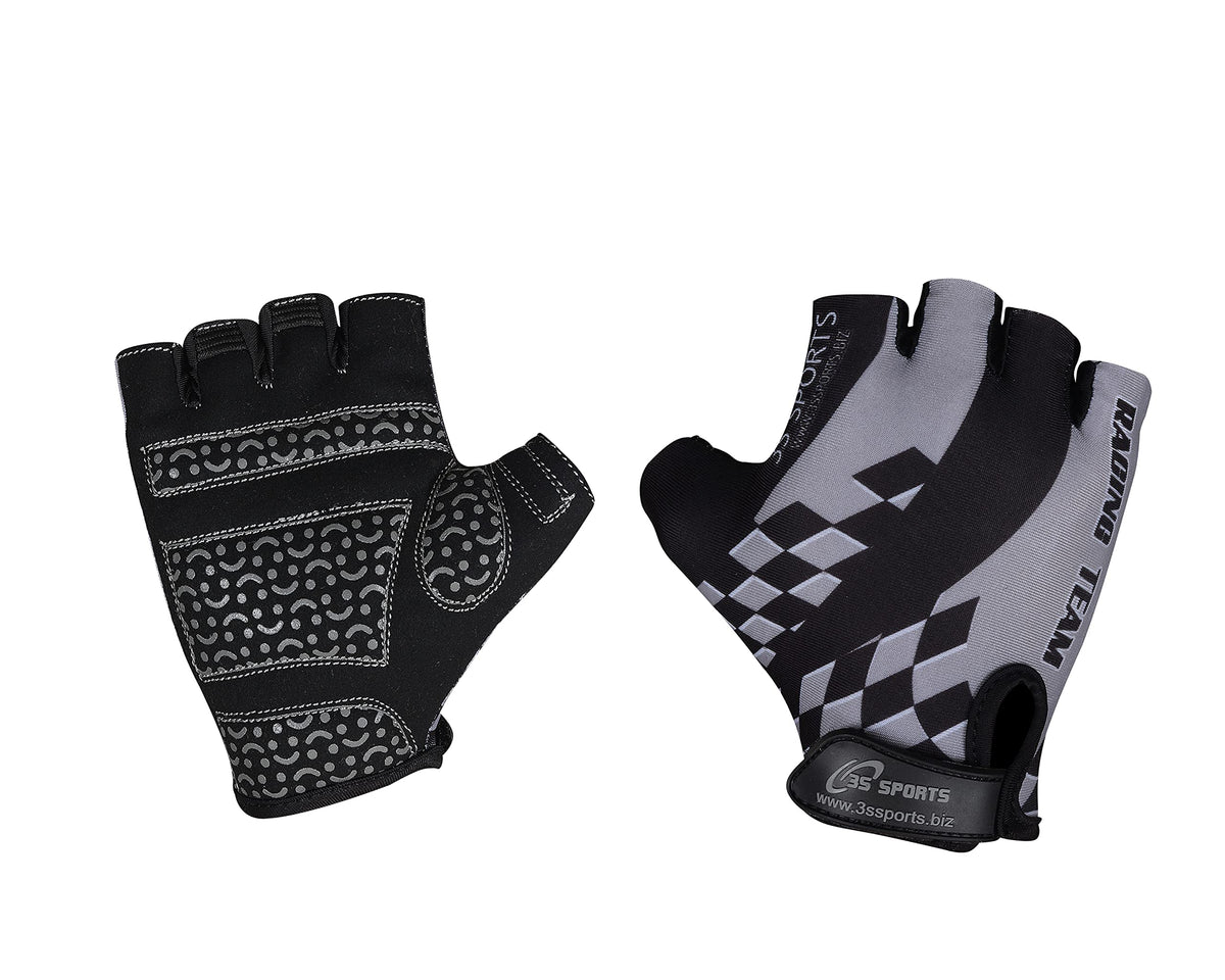 3S Sports Unisex Kids Cycling Gloves Boy's Girl's Half Finger Padded Glove For Biking Hiking Camping & Outdoor Sports
