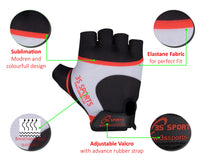 3S Sports Children's Girl's Boy's Padded Cycling Gloves Half Fingers Sportswear Glove for Bicycle Skating Skateboard Road Mountain Biking