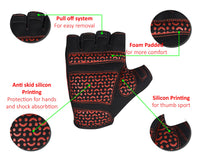 3S Sports Unisex Kids Cycling Gloves Boy's Girl's Half Finger Padded Glove For Biking Hiking Camping & Outdoor Sports