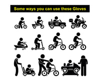 3S Sports Kids Padded Cycling Gloves Half Finger Mountain Bike Road MTB Biker Glove Cycle Bicycle BMX Riding Sports Outdoor Activities Sportswear Mitten for Boys and Girls