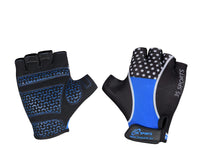 3S Sports Kids Padded Cycling Gloves Half Finger Mountain Bike Road MTB Biker Glove Cycle Bicycle BMX Riding Sports Outdoor Activities Sportswear Mitten for Boys and Girls