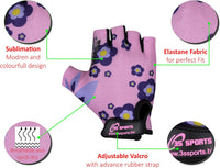3S Sports Kids Boy's Girl's Cycling Gloves Mountain Bike Half Finger Bicycle Padded Glove Sportswear Mittens For Road Riding Biking & Outdoor Sports