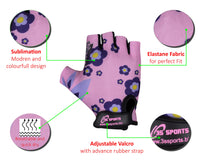 3S Sports Kids Boy's Girl's Cycling Gloves Mountain Bike Half Finger Bicycle Padded Glove Sportswear Mittens For Road Riding Biking & Outdoor Sports