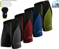 Mens Cycling Shorts Coolmax Anti-Bac Padding Cycle Short