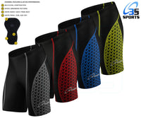 Mens Cycling Shorts Coolmax Anti-Bac Padding Cycle Short
