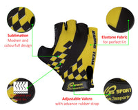 3S Sports Unisex Kids Cycling Gloves Boy's Girl's Half Finger Padded Glove For Biking Hiking Camping & Outdoor Sports