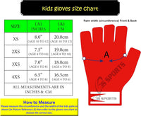 3S Sports CHILDREN KIDS BOYS GIRLS CYCLING PADDED GLOVES BMX BIKE CYCLE BICYCLE GLOVES FLAME