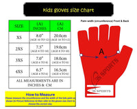 3S Sports CHILDREN KIDS BOYS GIRLS CYCLING PADDED GLOVES BMX BIKE CYCLE BICYCLE GLOVES FLAME
