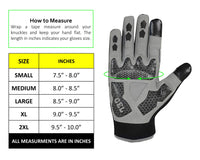 3S Sports Men’s Cycling Gloves Motorbike Full Fingers Windproof Gel Padded Touch Screen MTB Winter Glove For Motorcycle Biking Driving Camping Running Hiking Hunting Outdoor Sports