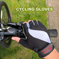 3S SPORTS Men's Cycling Gloves Gel Padded Bicycle Fingerless Half Finger Cycle Bike Gloves