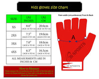 3S Sports Kids Padded Cycling Gloves Half Finger Mountain Bike Road MTB Biker Glove Cycle Bicycle BMX Riding Sports Outdoor Activities Sportswear Mitten for Boys and Girls