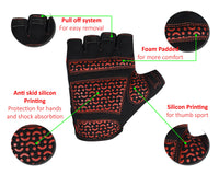 3S Sports Children's Girl's Boy's Padded Cycling Gloves Half Fingers Sportswear Glove for Bicycle Skating Skateboard Road Mountain Biking
