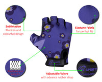 3S Sports Kids Boy's Girl's Cycling Gloves Mountain Bike Half Finger Bicycle Padded Glove Sportswear Mittens For Road Riding Biking & Outdoor Sports