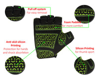 3S Sports Kids Boy's Girl's Cycling Gloves Mountain Bike Half Finger Bicycle Padded Glove Sportswear Mittens For Road Riding Biking & Outdoor Sports