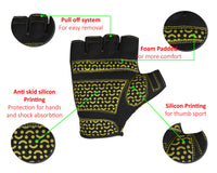 3S Sports Unisex Kids Cycling Gloves Boy's Girl's Half Finger Padded Glove For Biking Hiking Camping & Outdoor Sports