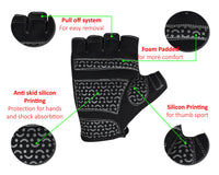 3S Sports Unisex Kids Cycling Gloves Boy's Girl's Half Finger Padded Glove For Biking Hiking Camping & Outdoor Sports