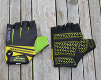 3S Sports Kids Cycling Half Finger Gloves Bicycle Mountain Bike Riding Outdoor Sports Short Fingers Glove Camping Hiking Climbing Mittens For Boys & Girls