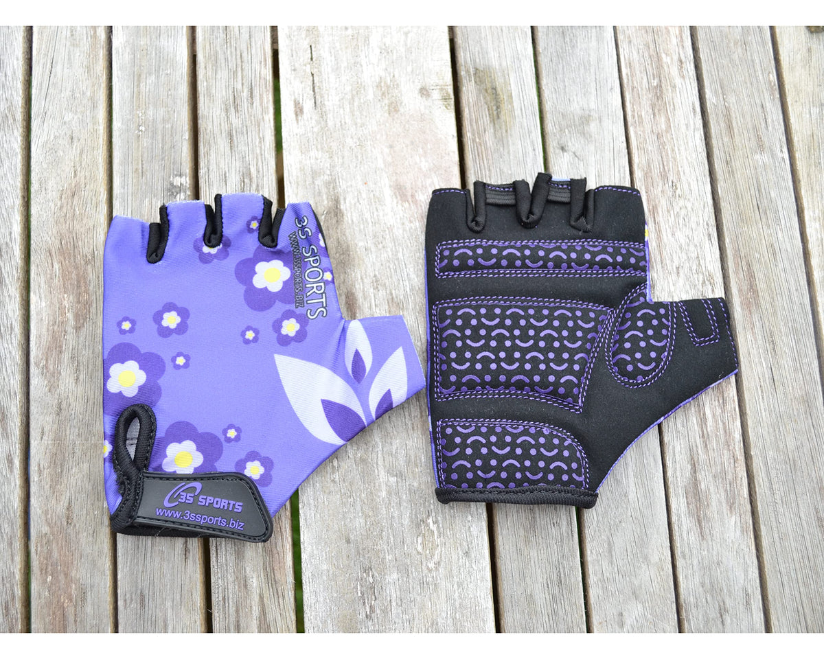 3S Sports Kids Boy's Girl's Cycling Gloves Mountain Bike Half Finger Bicycle Padded Glove Sportswear Mittens For Road Riding Biking & Outdoor Sports
