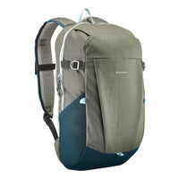 QUECHUA DURABLE 20L WATER REPELLENT BACKPACK KHAKI