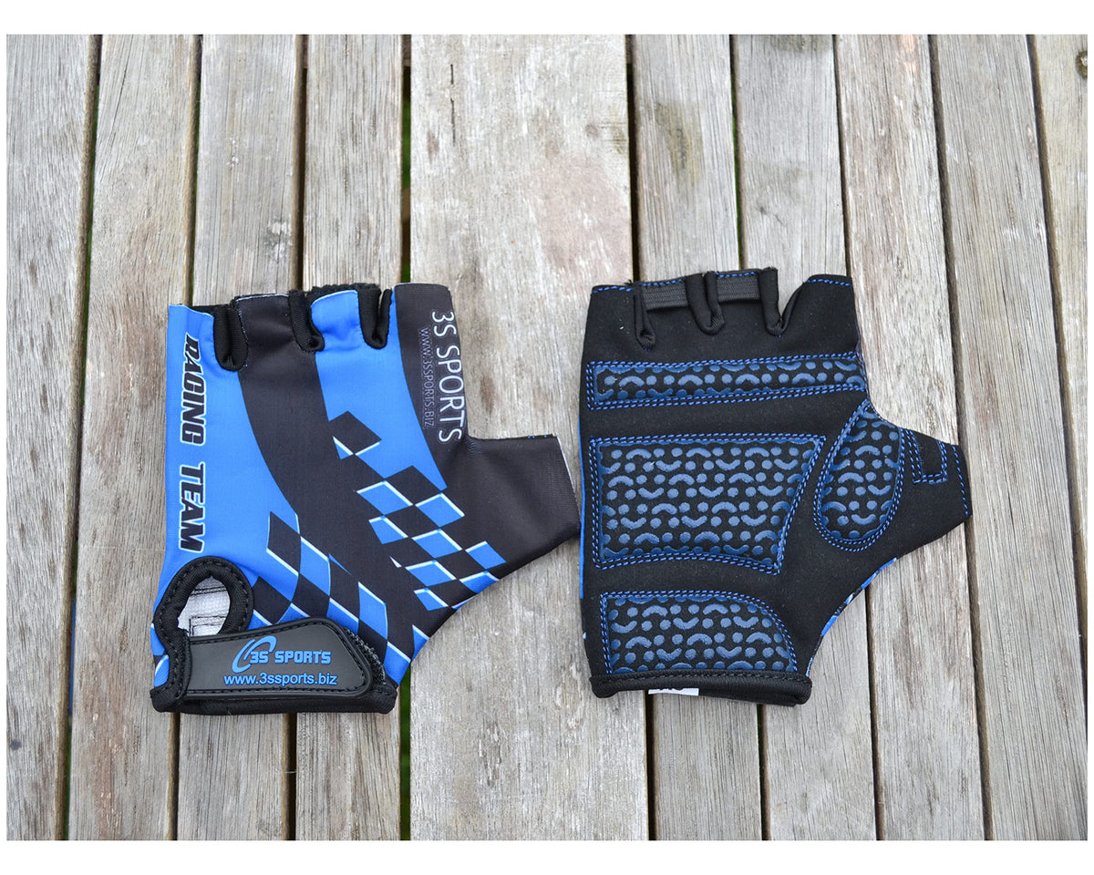 3S Sports Unisex Kids Cycling Gloves Boy's Girl's Half Finger Padded Glove For Biking Hiking Camping & Outdoor Sports